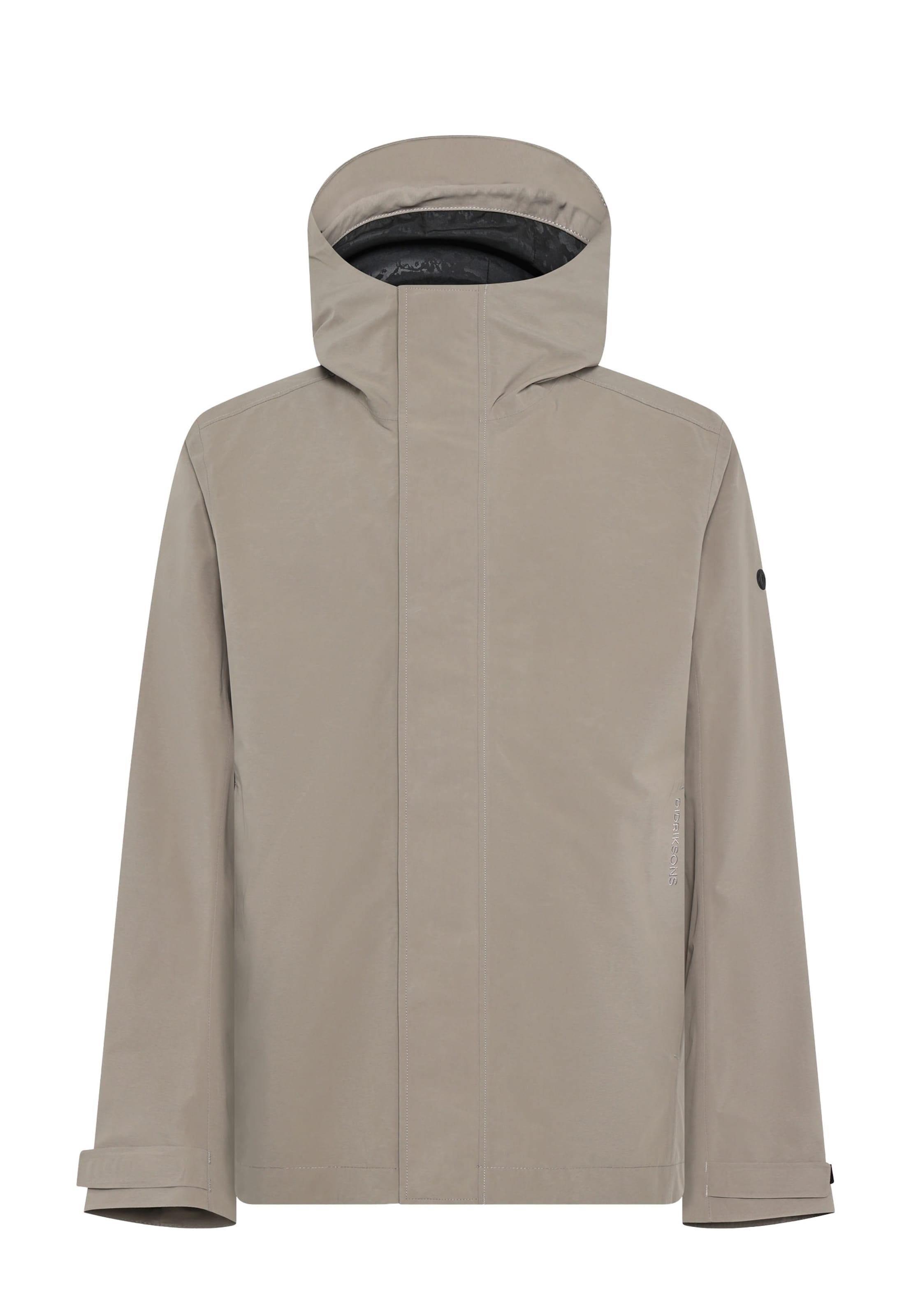 Didriksons Outdoorjas 'Logan' in Bruin: voorkant