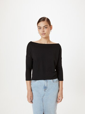 Sisley - Camiseta en negro: frente