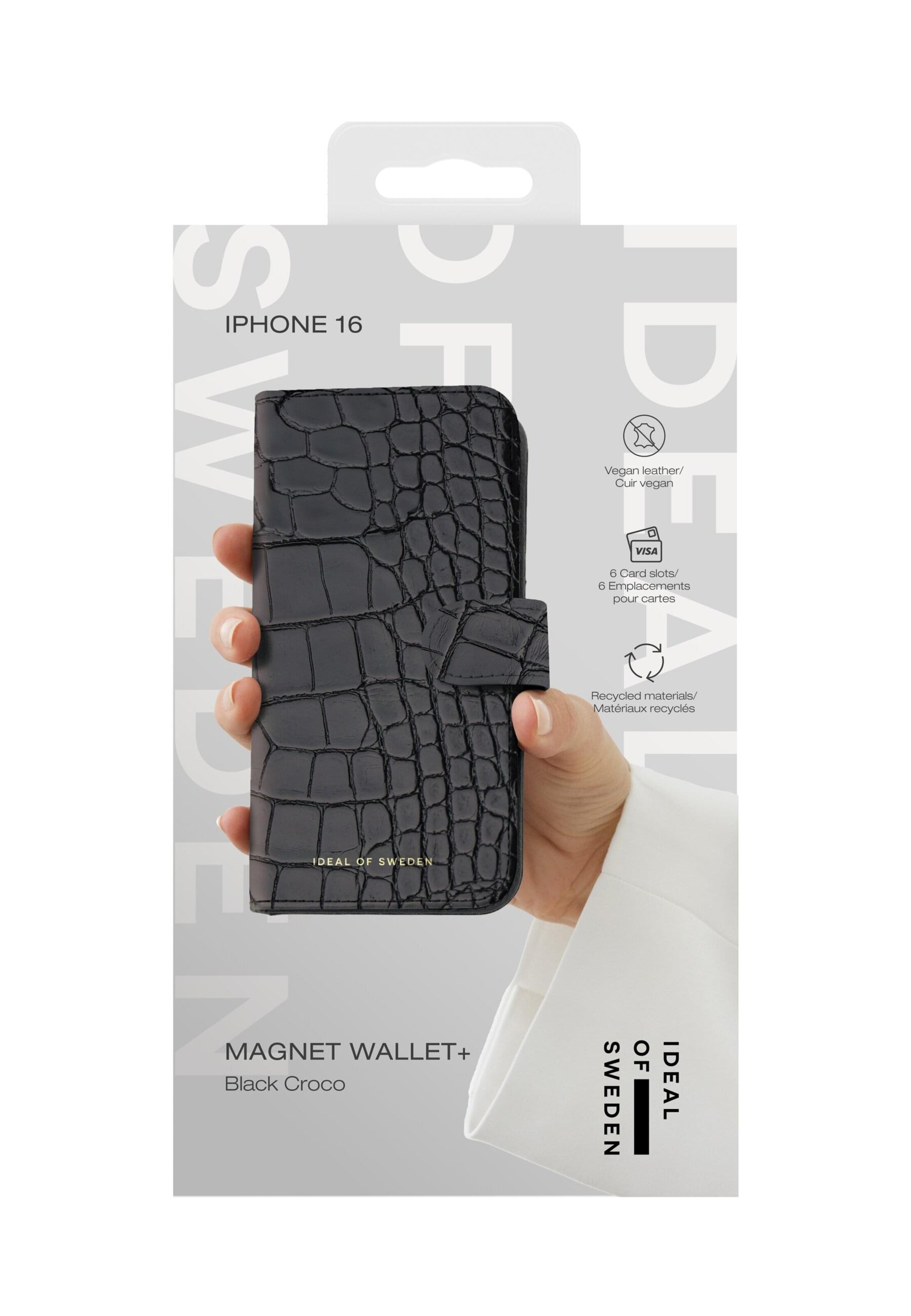 iDeal of Sweden Pouzdro na smartphone 'iPhone 16' – černá