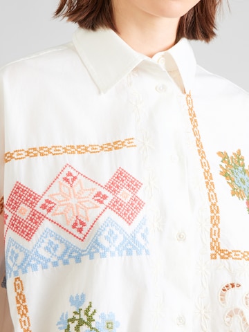 Weekend Max Mara Bluse 'FONTE' in Weiß