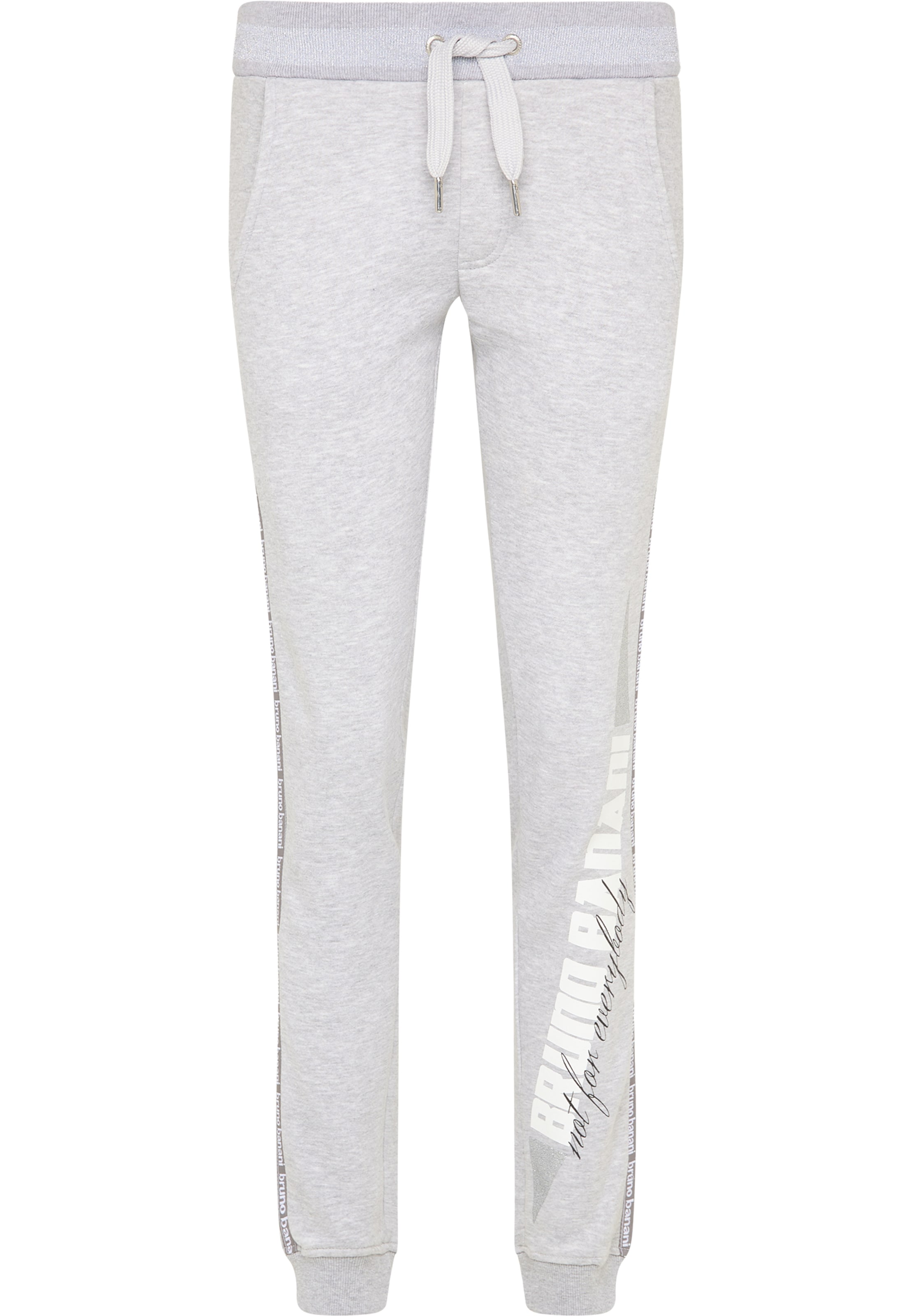 Effilé Pantalon 'Gonzales' Bruno Banani en gris : devant