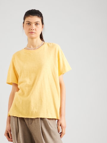 AMERICAN VINTAGE - Camisa 'SONOMA' em amarelo: frente