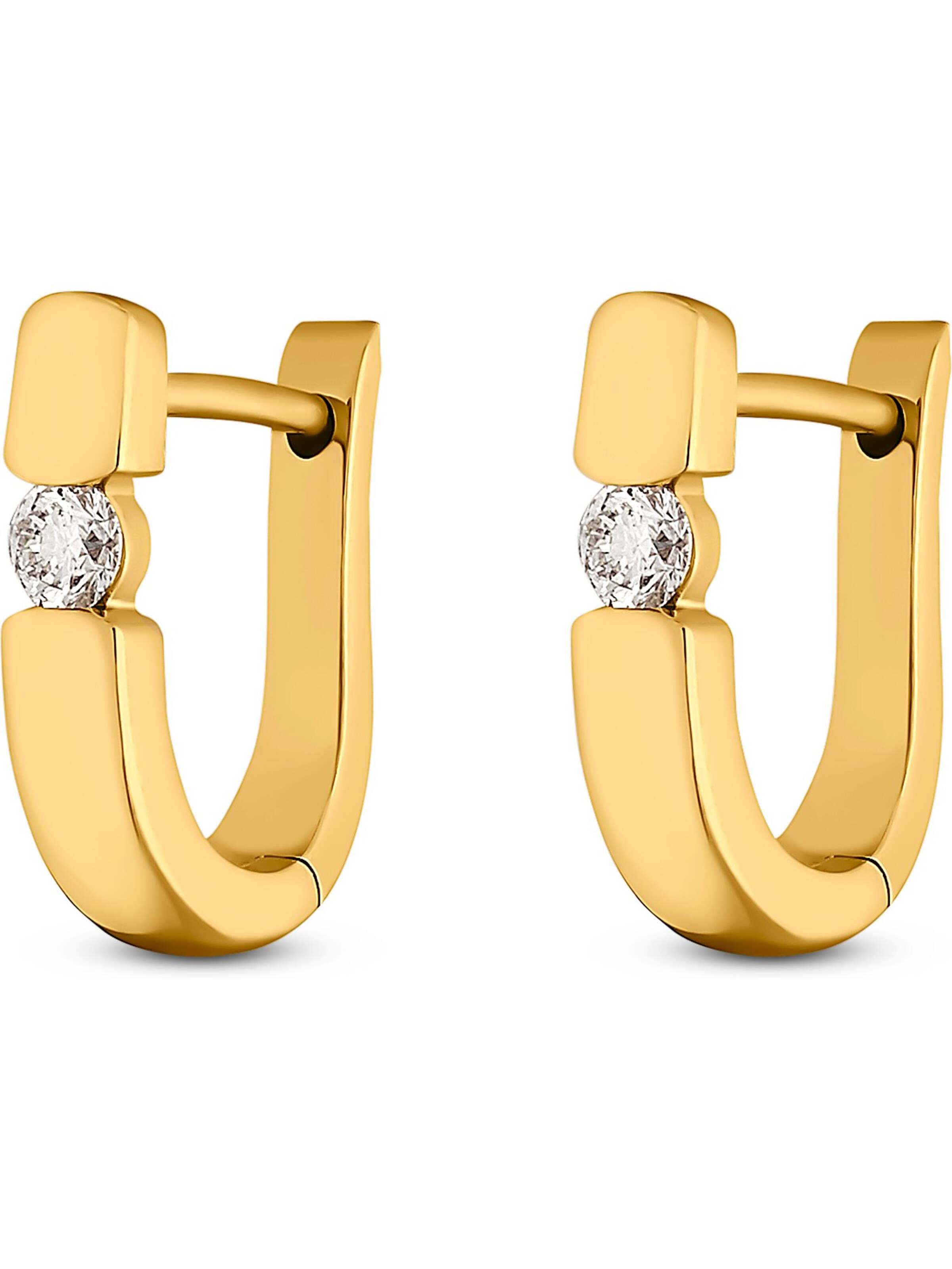 CHRIST Earrings in Yellow
