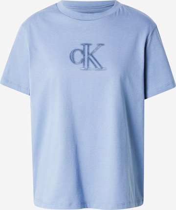 T-shirt 'CLASSIC SEASONAL' Calvin Klein Jeans en bleu : devant