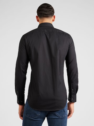 TOMMY HILFIGERRegular Fit Poslovna košulja 'FLEX' - crna boja