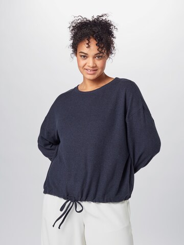 Cotton On Curve Shirt in Blauw: voorkant