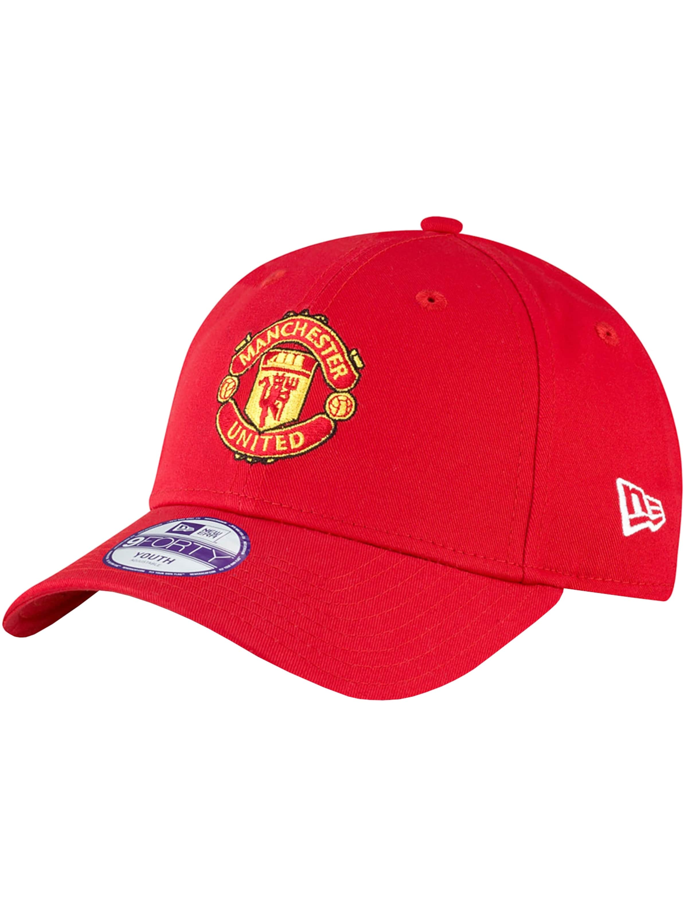 NEW ERA Hut 'New Era 9FORTY Kids Core Manchester United Cap'‌‌‌‌‌ in Rot: Vorderseite