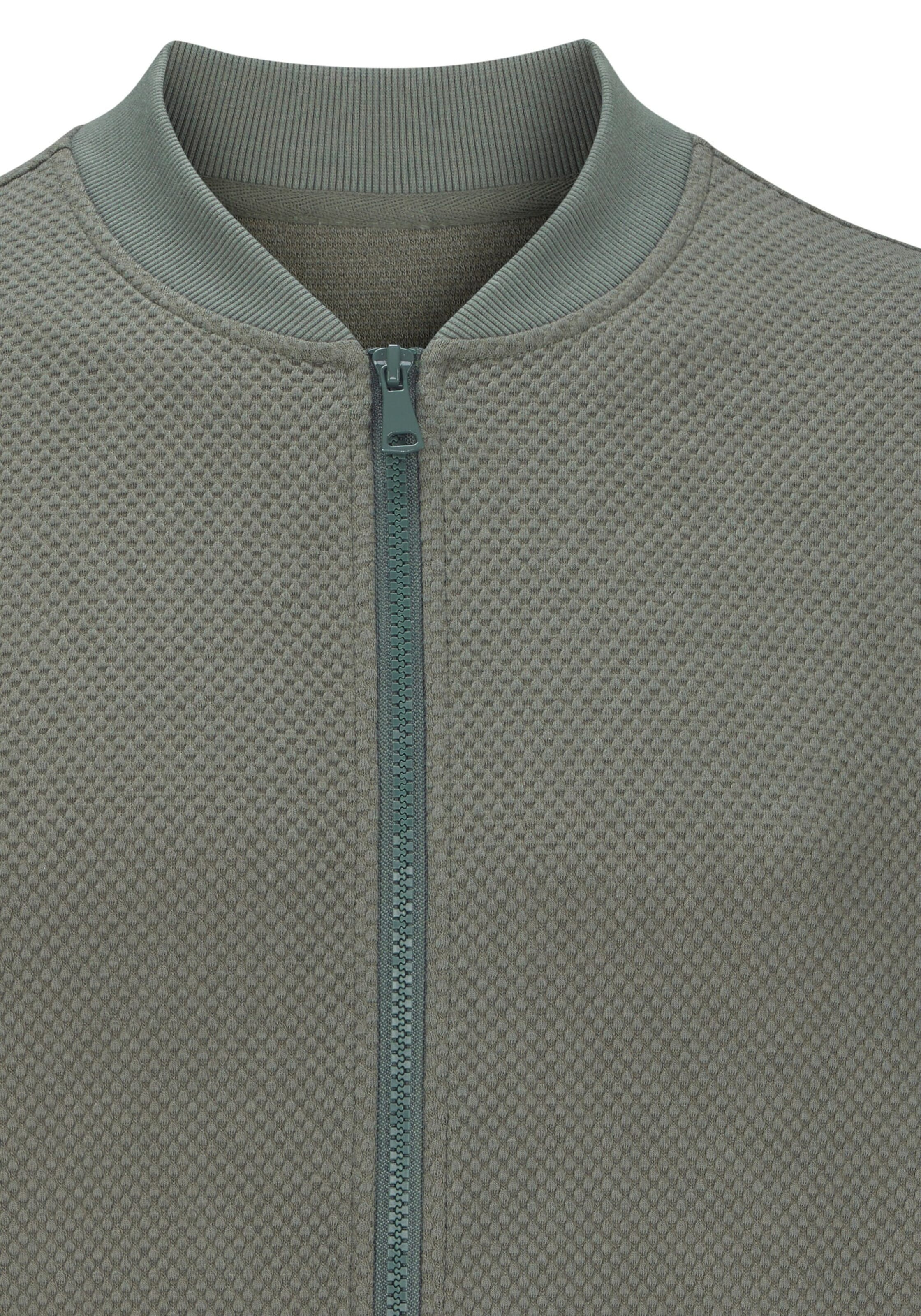 JOHN DEVIN Кофта на молнии в Зеленый