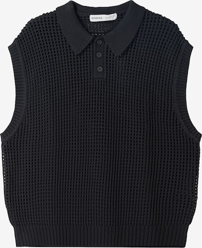 Bershka Pleteni prsluk u crna, Pregled proizvoda