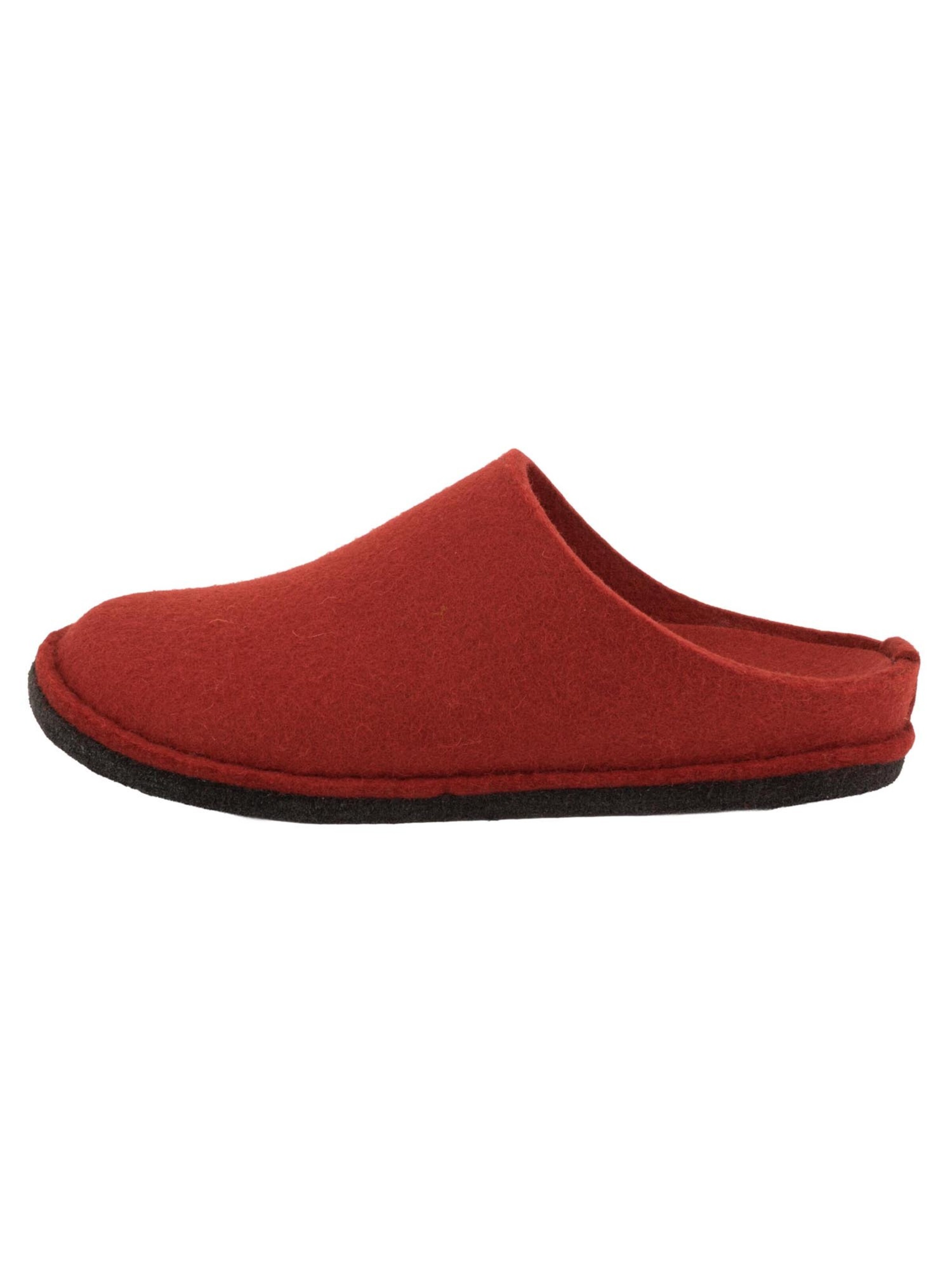 HAFLINGER Pantolette 'Flair Soft'‌‌‌‌‌‌‌‌‌‌ in Rot: Vorderseite