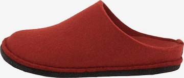 HAFLINGER Pantolette 'Flair Soft' in Rot: Vorderseite