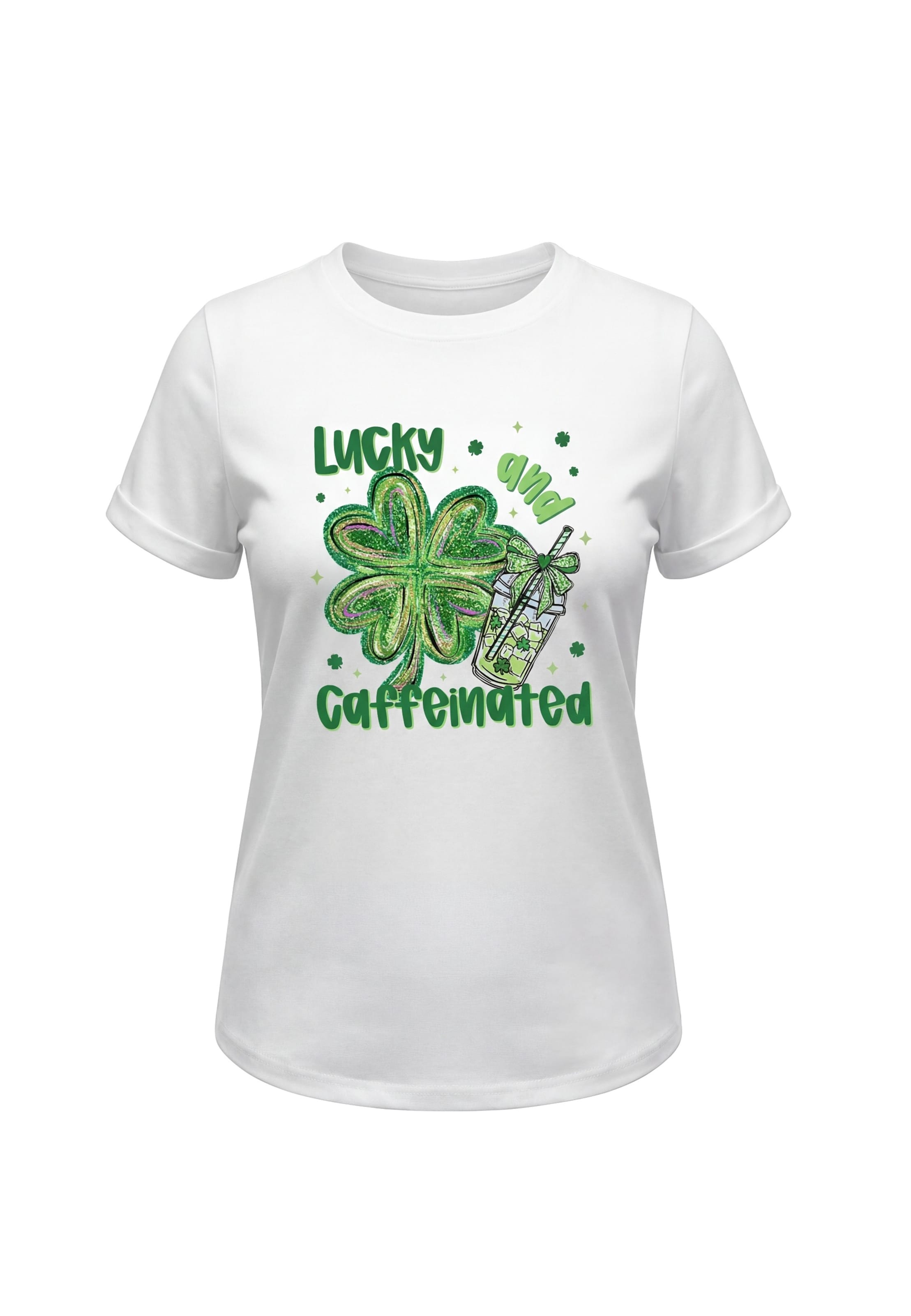 usha FESTIVAL Shirt 'Irish' in Wit: voorkant
