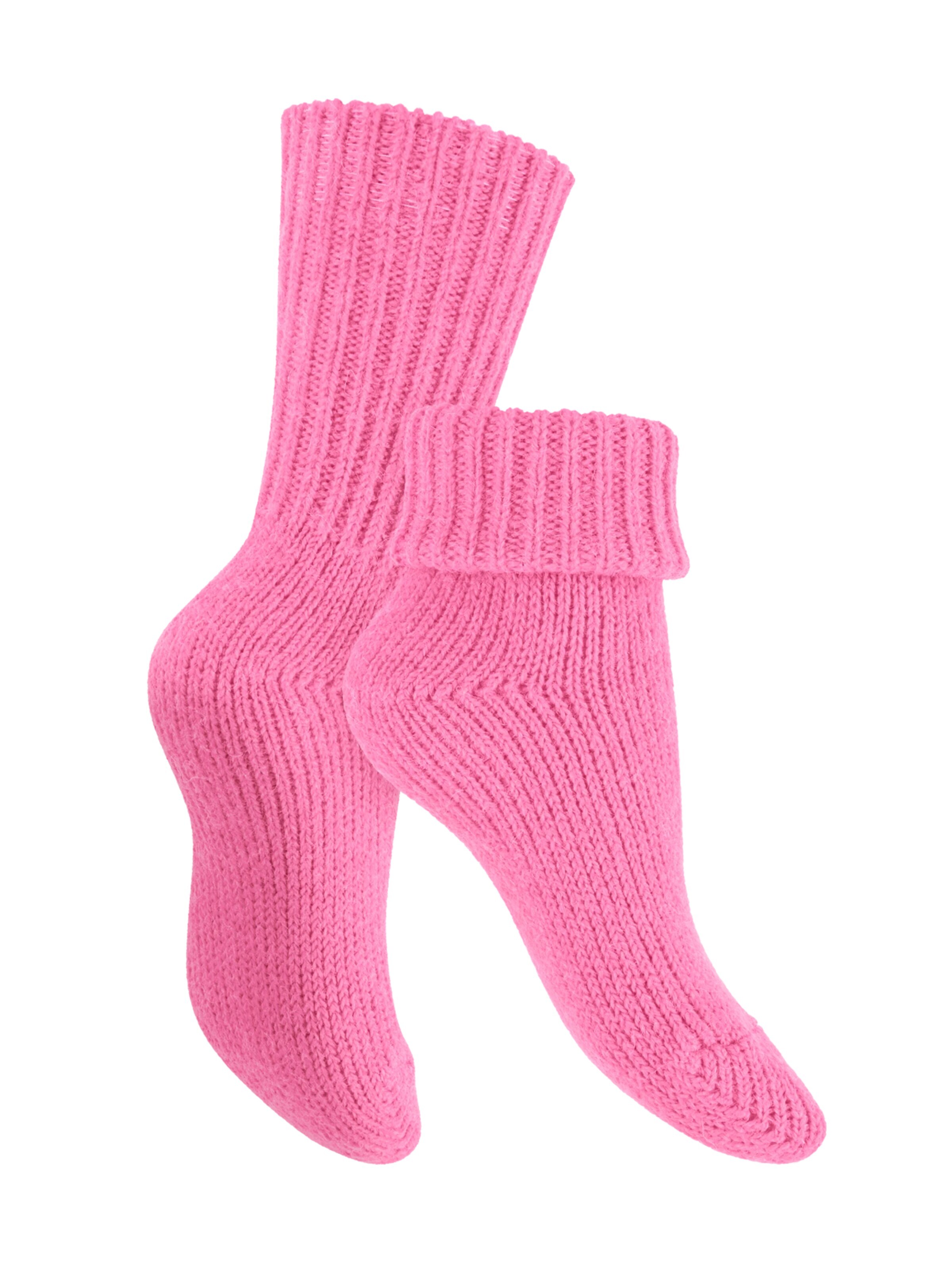 celodoro Socks 'Mouline' in Pink: front