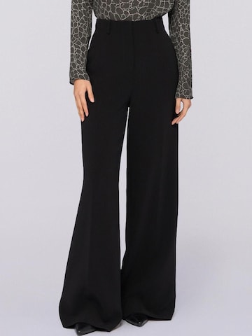 Wide Leg Pantalon Trussardi en noir