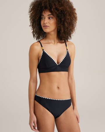 Triangle Hauts de bikini WE Fashion en noir : devant
