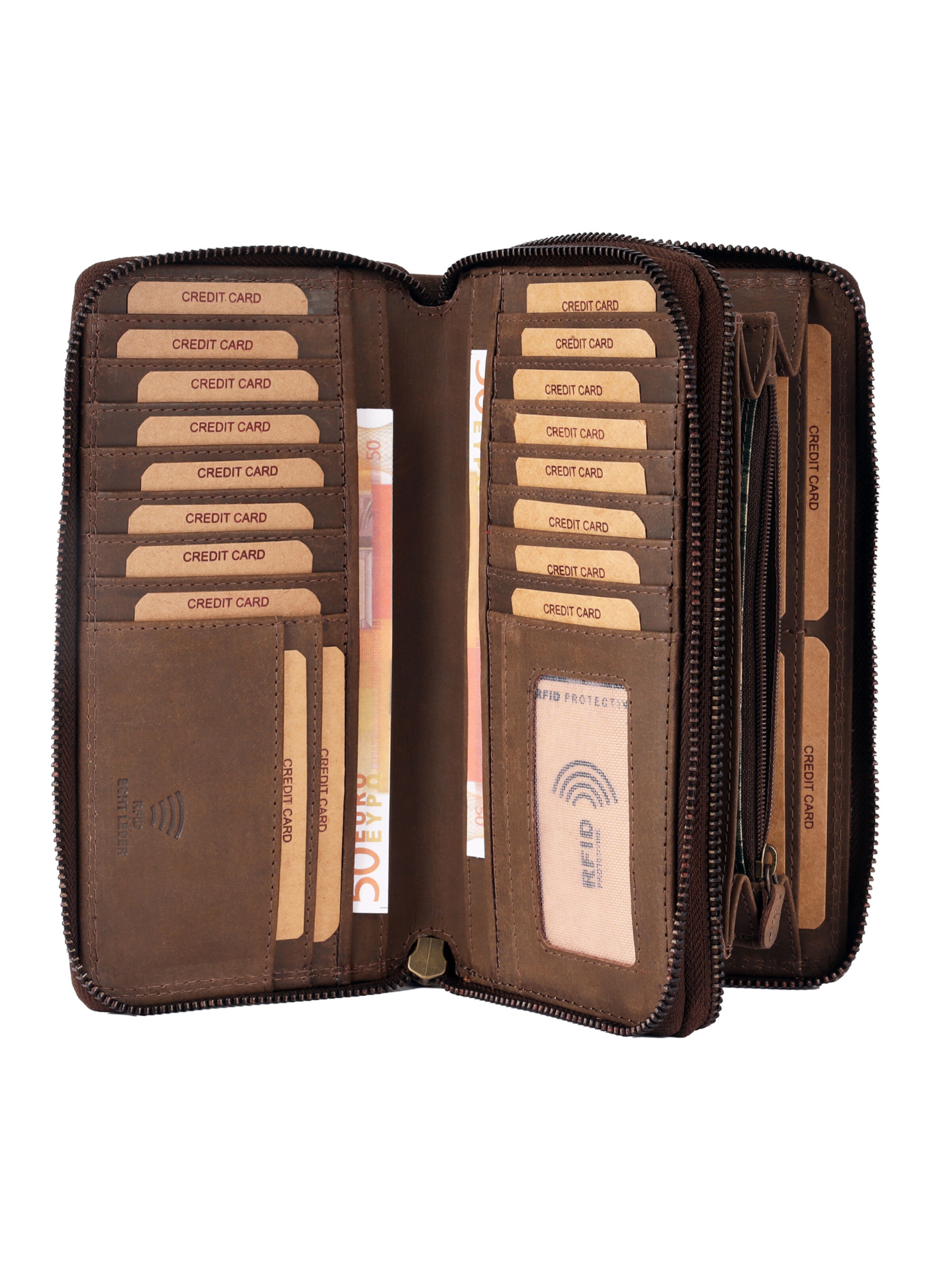 Benthill Wallet 'XXL' in Brown