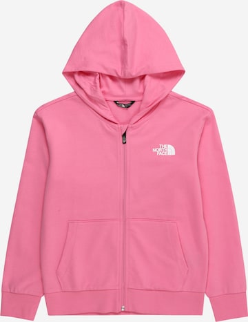 THE NORTH FACE Sportief sweatvest in Roze: voorkant