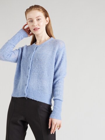 AMERICAN VINTAGE Knit Cardigan 'ZAKDAY' in Blue: front