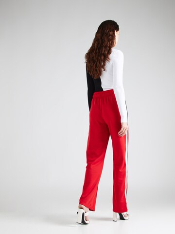 Wide Leg Pantalon River Island en rouge