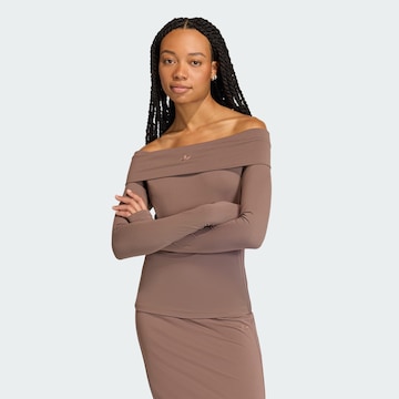 ADIDAS ORIGINALS Shirt in Braun: Vorderseite