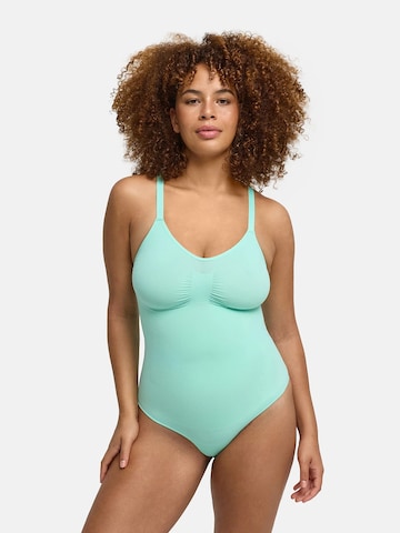 cfab Shapingbody 'Bodysuit Sculpting Shapewear mit Slip' in Groen