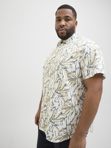 Jack & Jones Plus Comfort fit Overhemd in Wit