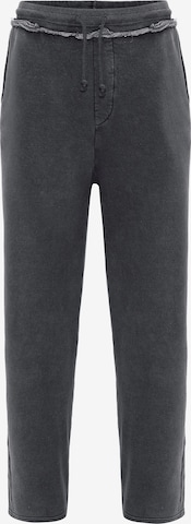 juoda VAMOS CLO Laisvas Kelnės: priekis