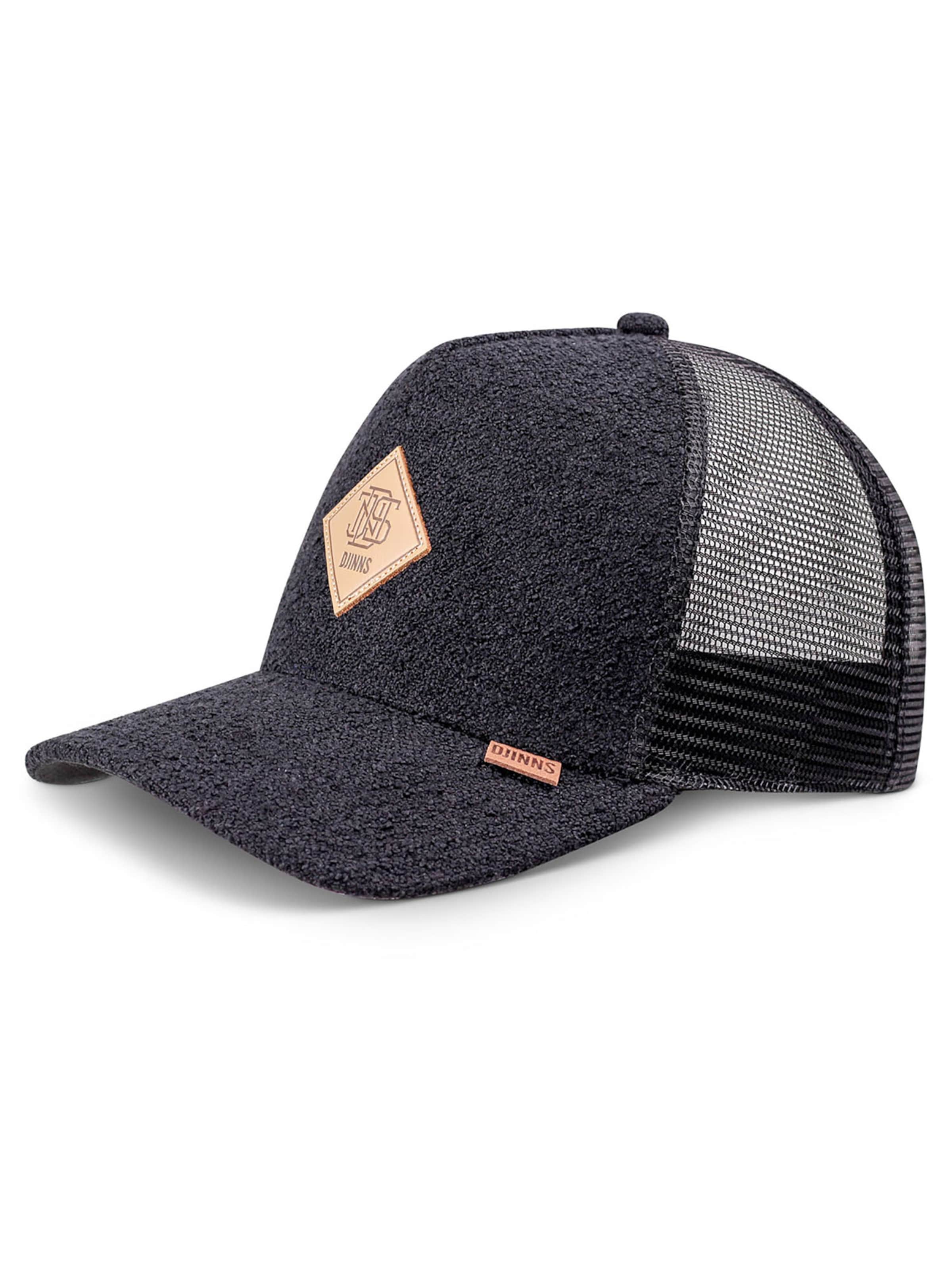 DJINNS Cap 'HFT KnobFab' in Black: front