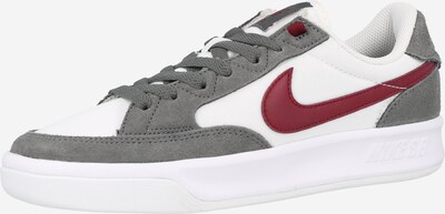 Nike SB Sportschuh 'Adversary' in grau / weinrot / weiß, Produktansicht