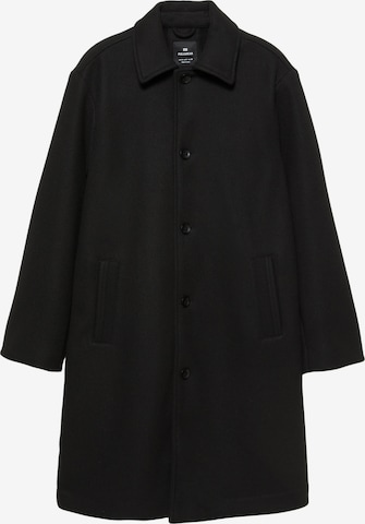 Cappotto di mezza stagione di Pull&Bear in nero: frontale