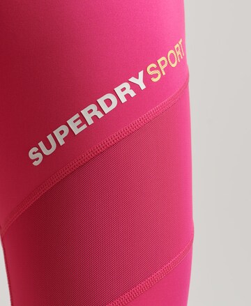 Superdry Skinny Sporthose in Pink