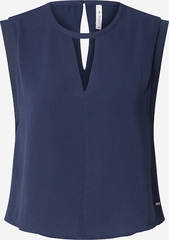 Pepe Jeans Blouse 'ESTEFANY' in Blauw: voorkant