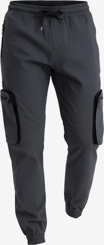 Ombre Hose 'OM-PAJO-0135' in Grau: Vorderseite