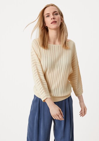 s.Oliver BLACK LABEL Sweater in Beige: front