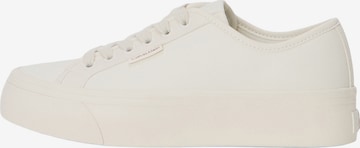 Baskets basses Calvin Klein en blanc : devant