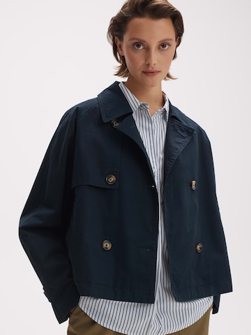 OPUS Between-Season Jacket 'Halita' in Blue: front