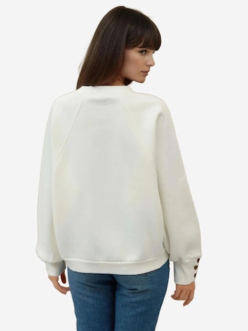 Sweat-shirt Hiccup en blanc