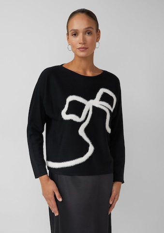 s.Oliver Trui in Zwart: voorkant