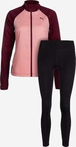 PUMA Sports Suit 'Active Woven' in Pink: front