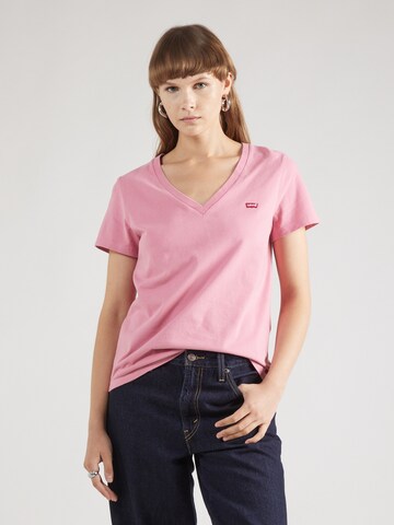 LEVI'S ® Тениска 'Perfect Vneck' в розово: отпред