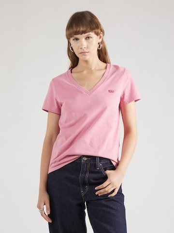 LEVI'S ® Μπλουζάκι 'Perfect Vneck' σε ροζ: μπροστά