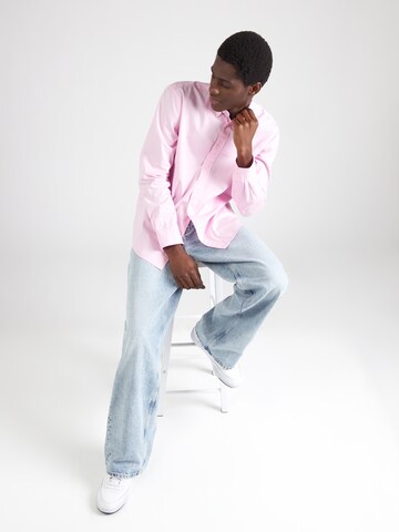 TOMMY HILFIGER Regular Fit Skjorte i pink