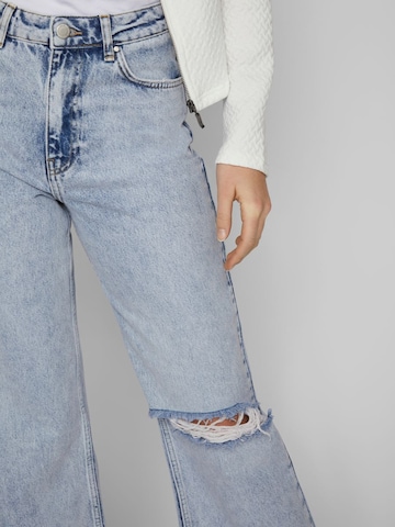 VILA Wide Leg Jeans 'Fiona' i blå