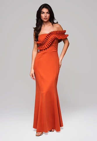 Ombre Evening dress 'Felisia' in Orange
