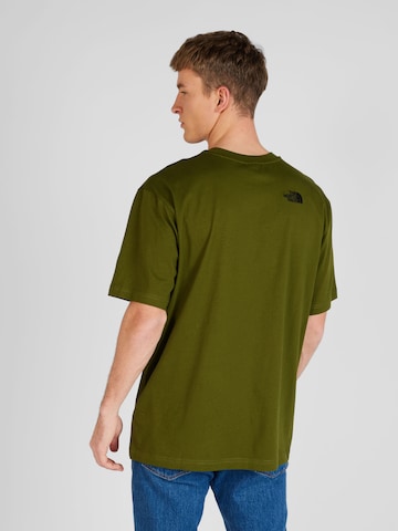T-Shirt THE NORTH FACE en vert