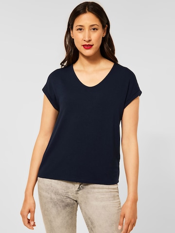 STREET ONE Shirt in Blauw: voorkant