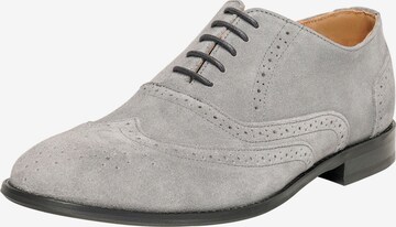 Henry Stevens Lace-Up Shoes 'Wallace FBO' in Grey: front