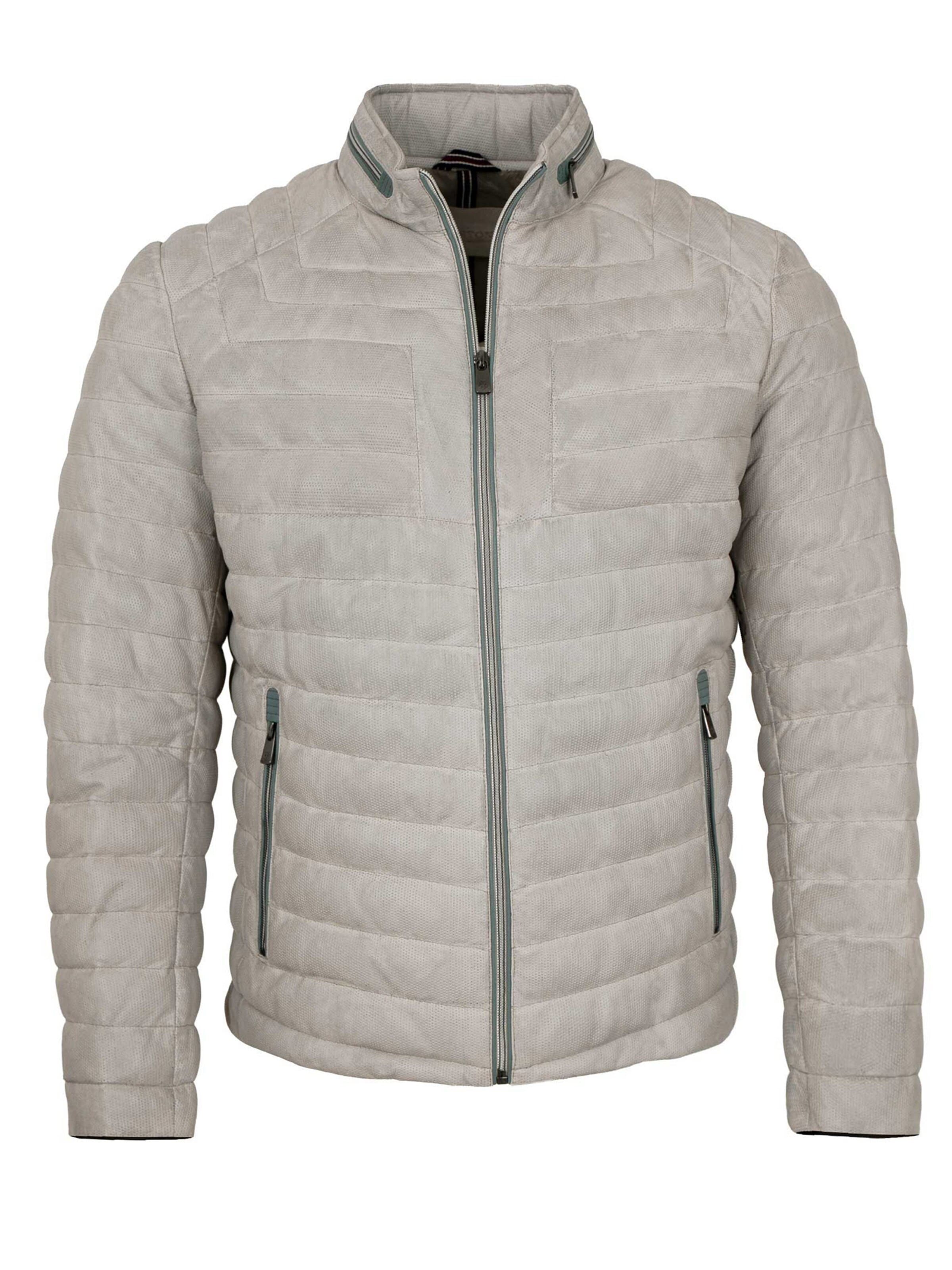 MILESTONE Between-season jacket 'MSMalik' in Silver: front