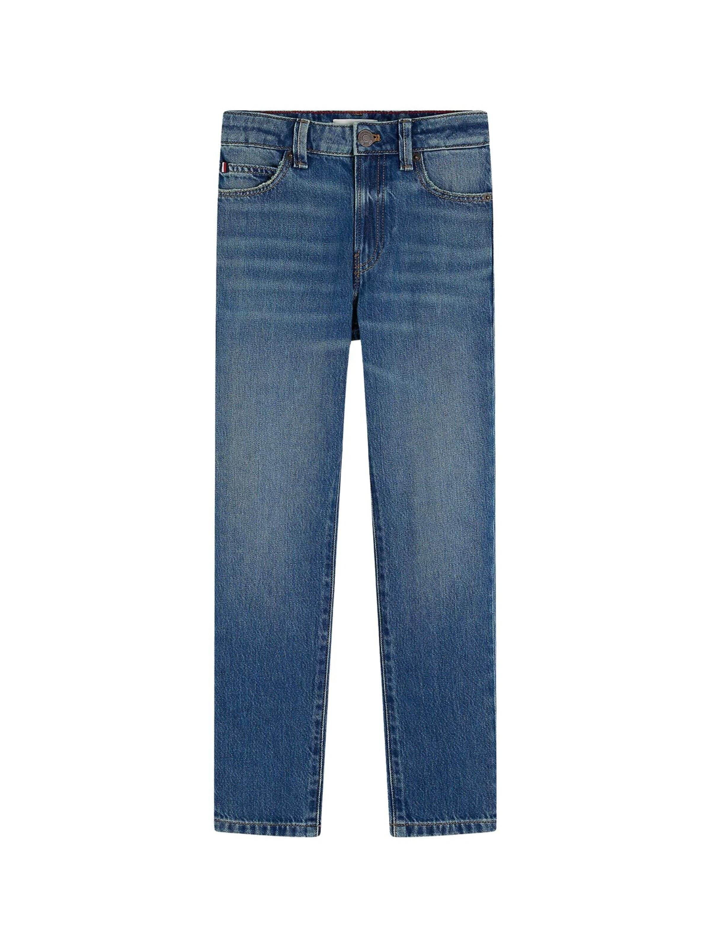 Tommy Hilfiger Kids - regular Vaquero en azul: frente