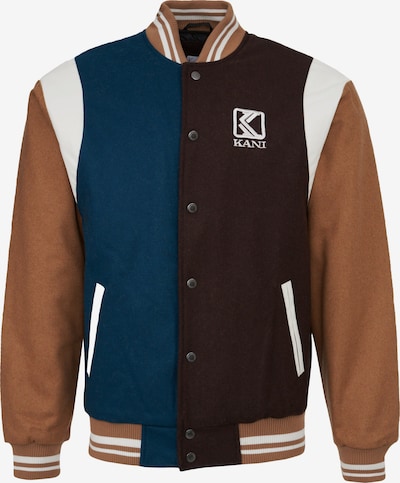 Karl Kani Between-season jacket in Camel / Blue / Brown / White, Item view